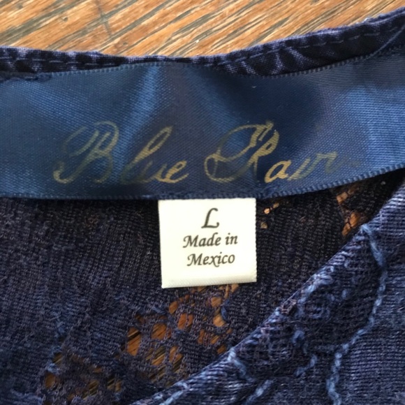 🎉Blue Floral Lace Dress - Picture 8 of 8